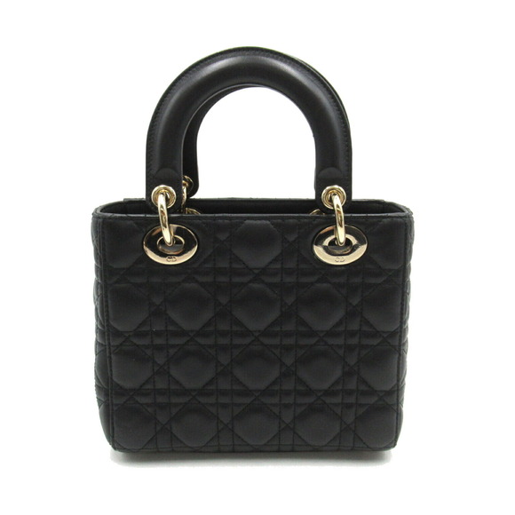 Dior Tote Black  Cannage 2Way Lambskin My Bag - Picture 1 of 10